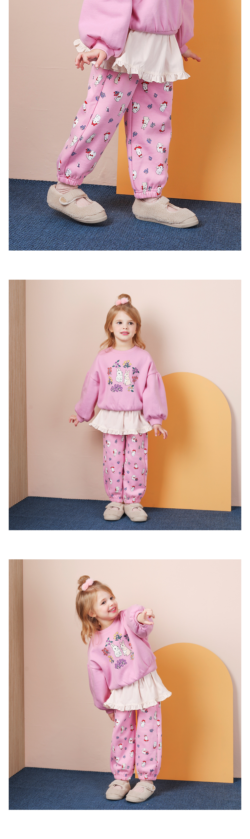 Baby Girl Blended Pajama Suiting #MKM238 main image 0